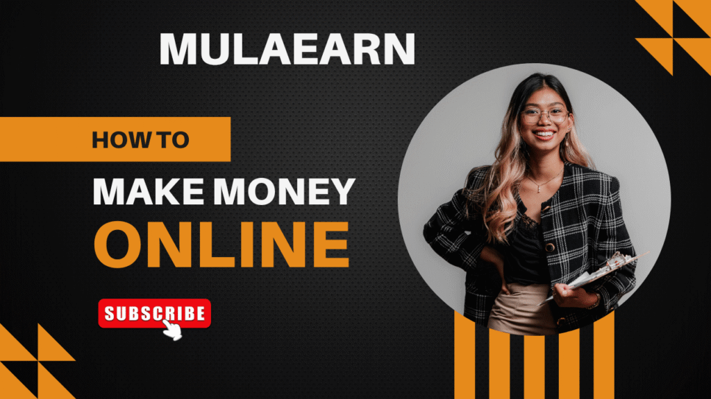 MulaEarn Zambia online earning platform showing how Zambian users can complete tasks and earn money through the app.