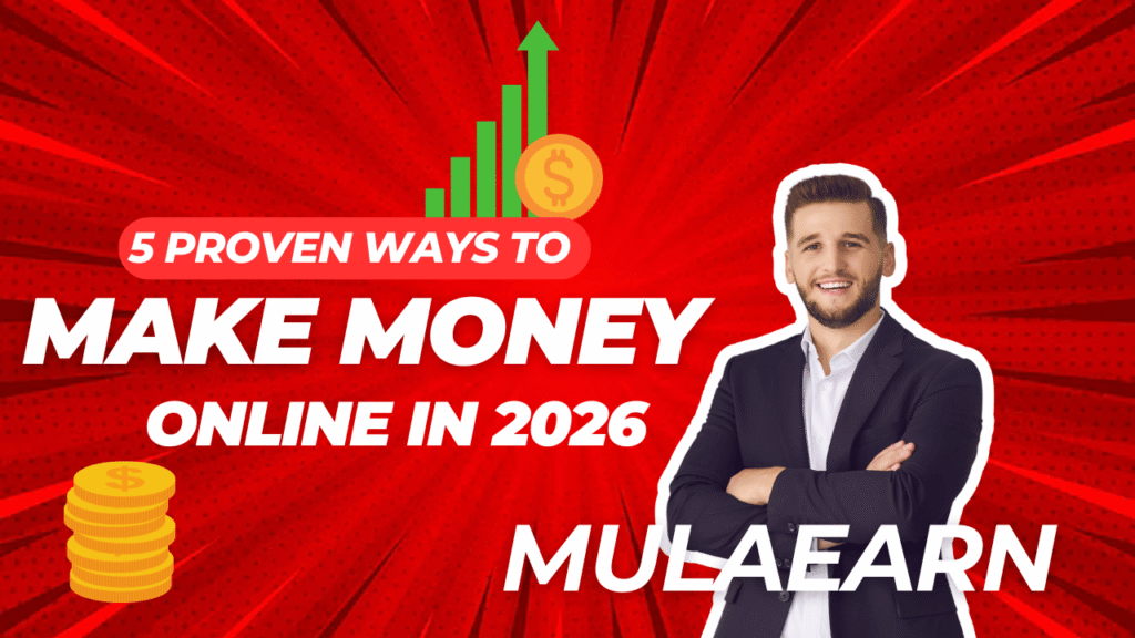 MulaEarn Zambia online earning platform showing how Zambian users can complete tasks and earn money through the app.
